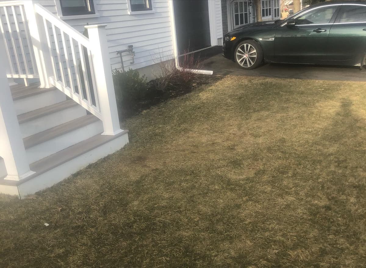 Before shot of Walkway Installation